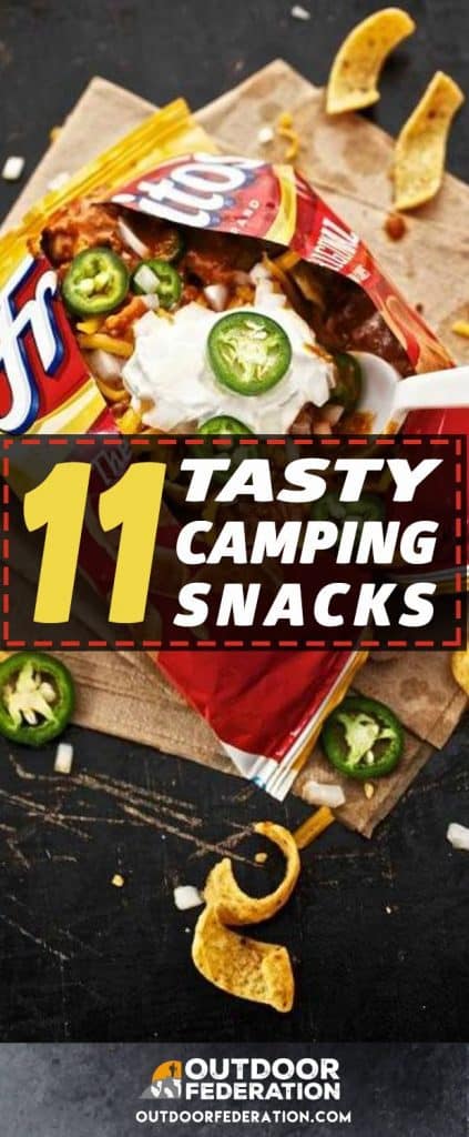 11 Tasty Camping Snacks for your camping trips. #camping #food #hking #snacks