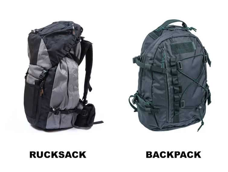 Difference Between a Backpack and A Rucksack