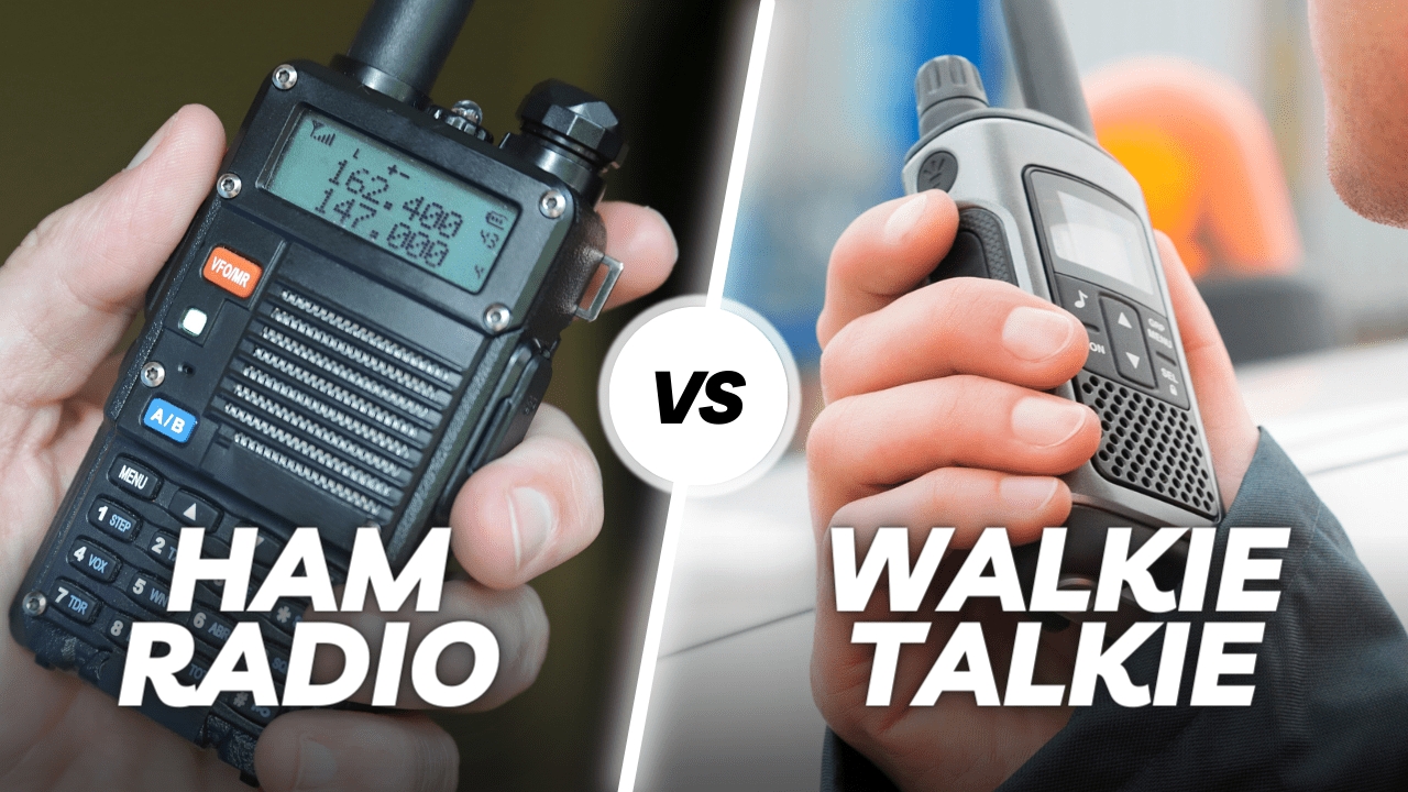 Ham Radio vs. Walkie Talkie