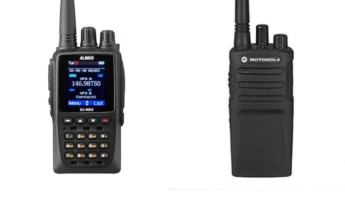 ham radio vs walkie talkie